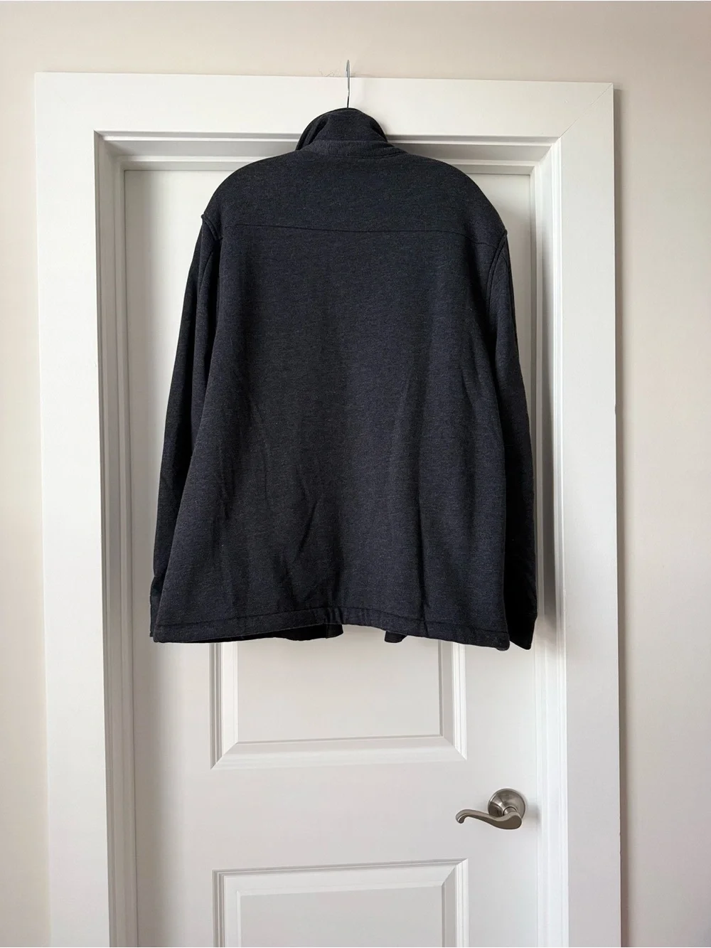 Men's Charcoal Sherpa-Lined Coat Fleece Jacket Brand New w Tags